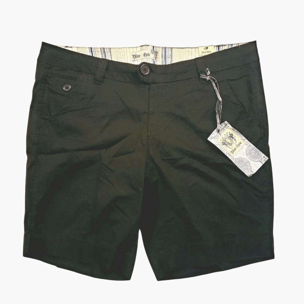 Blue Epic Shorts Plus 18 NWT Black Bermuda Chinos Casual NEW NWT
